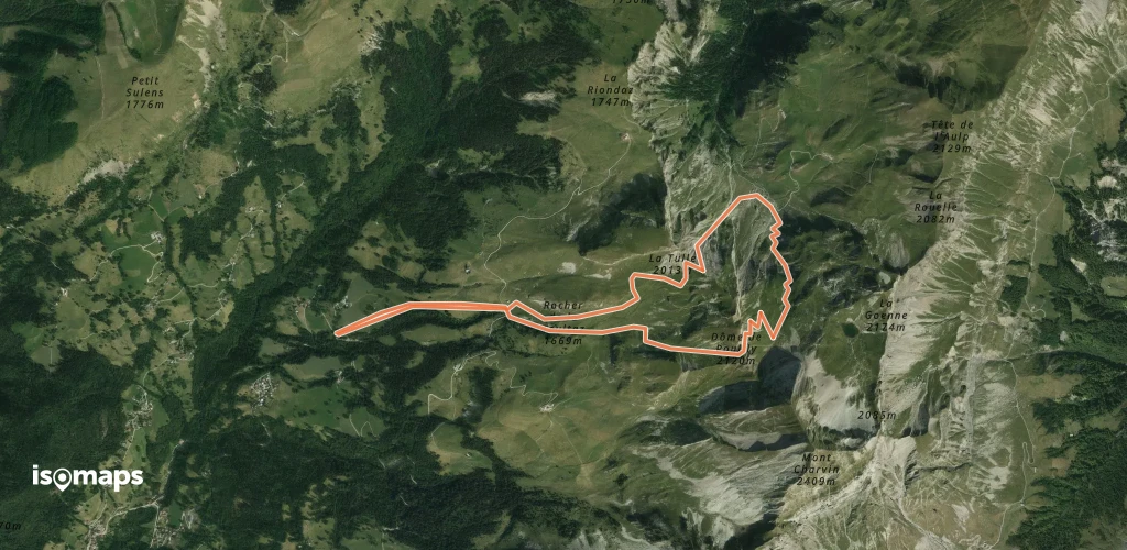 Tour du Pouilly : Col de la Tulle  > Col des Porthets