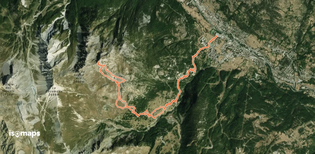 Tête du Grand-Pré - par les chalets de Fréjus
