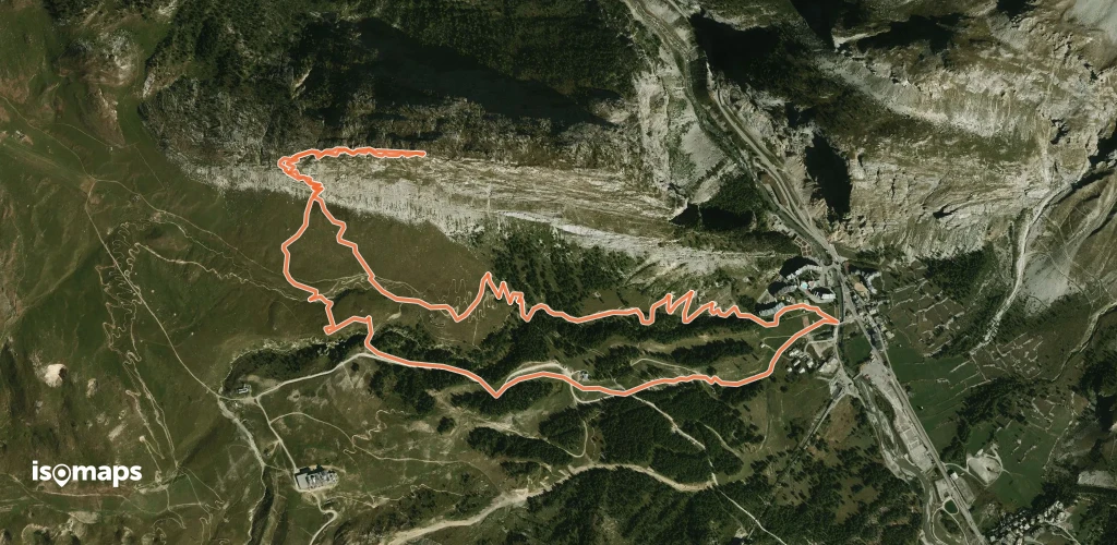Roc de Tovière - Par la piste de ski de rando