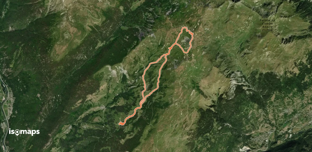 Pointe du Dzonfié - Par le Nant du Beurre, col des Rochers Blancs et arête N, descente face SW