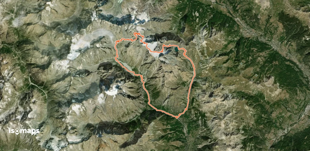 Dôme de Monêtier - en boucle depuis Chambran 