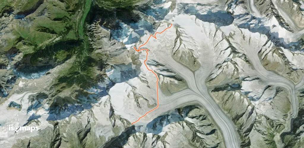 Jungfrau, Arête SE