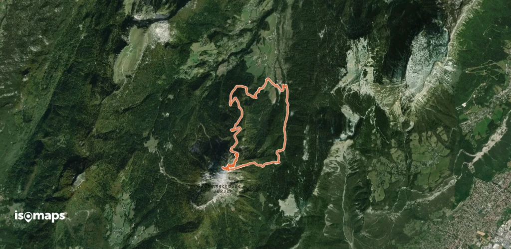 Chamechaude, Voie de la Niche en boucle&nbsp;