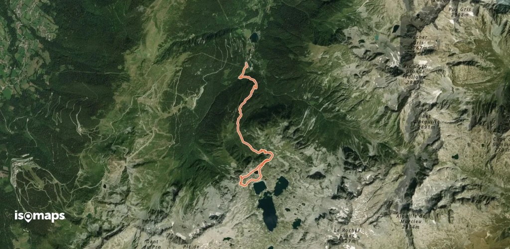 Roc de Pendet, couloir NE