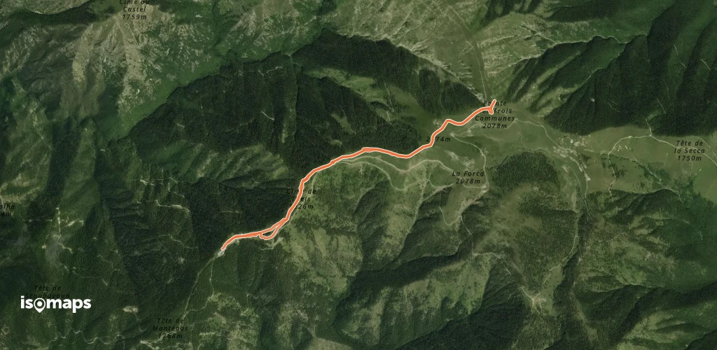 Pointe des Trois Communes - Depuis Baisse de Camp d'Argent