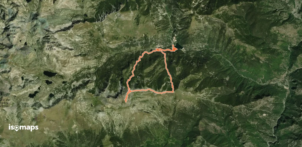 Pointe de la Corne de Bouc - en boucle