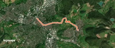 Äußerer Zugangsweg Reutlingen - Achalm - Eningen