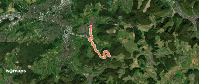 Äußerer Zugangsweg Eningen - Übersberg