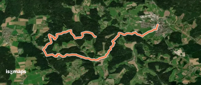 Querweg des SAV (roter Punkt)
