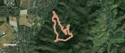 Rundwanderweg Alsbach-Hähnlein Herzog-Ulrich-Ruhe 4: Hoboken-Weg