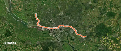 Europäischer Fernwanderweg E9, Deutschland, Hamburg