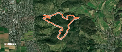 Rundwanderweg Hemsbach Mühlweg 3: Bocksberg-Weg
