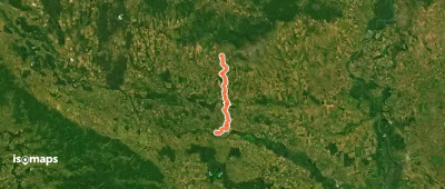S (Mailáthpuszta, kulcsosház– Szaporca – Csákányos dűlő – Kórós – Hegyszentmárton – Baksa – Baksai-erdő – Bicsérd – Markó csárda)