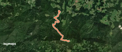 Smučarska koča - Uršlja (čez Kozji hrbet)
