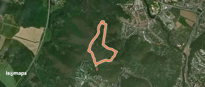 3 km modrá