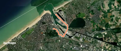 GR 5A Wandelronde van Vlaanderen (Noord) - Variant Oostende Havengeul