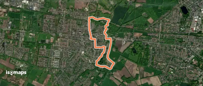 WNW Twente- Glanerbrug - Gleis - rode route