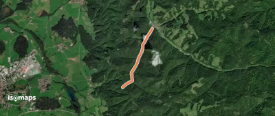 Nebenweg des Schwäbischen Albvereins (rotes Kreuz)