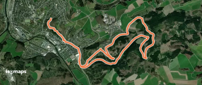 Rundwanderweg (Doppelbalken)