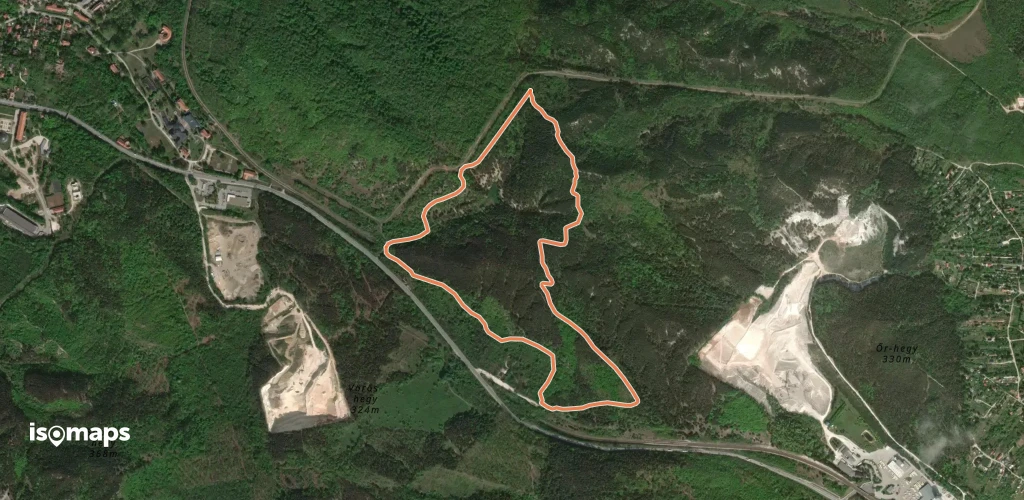 P↺ (Kopár csárda, autóparkoló – Vörös-hegy)