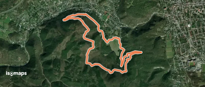 Laufstrecke 2: Meiereiwiese - Matterhörndl - Hinterbrühl - Vorderbrühl Rundkurs