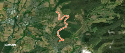 Querweg des SAV (blauer Punkt)