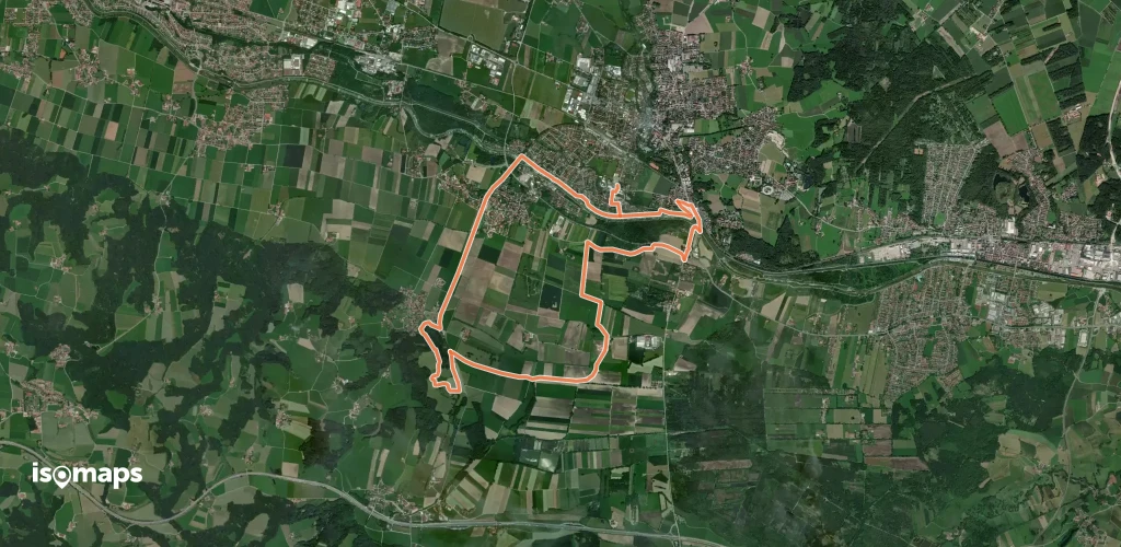 Nordic Walking Rundstrecke 6 - schwer
