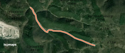 Kientalstraße Abzweigung Eschengraben - Tieftalgraben - Krauste Linde