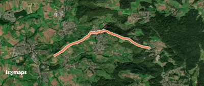 Nebenlinie des SAV (blaues Kreuz)