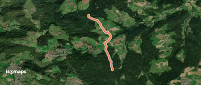 Querweg des SAV (blauer Punkt)