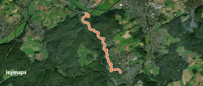 Zugangsweg zum Lahnwanderweg (ab Lahnbahnhof bei Leun)