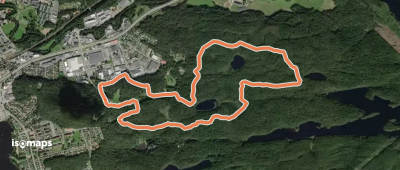 Röd-vita spåret Hjortgården 6.0km