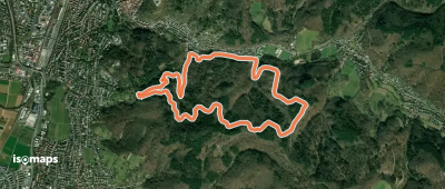 Rundwanderweg Weinheim Raubschloss 3: Exotenwald-Weg