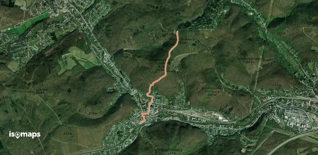 Purkersdorf-Zentrum Bahnhof - Buchberg
