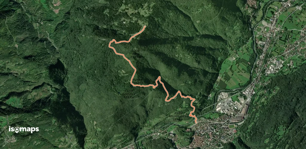 Breno - Montepiano - Col de l’Oca - Monte di Cerveno