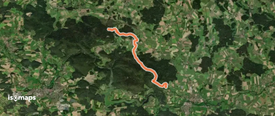 Goldsteig N8-Teilabschnitt: Abzweigung Nord-Südroute - Rötz