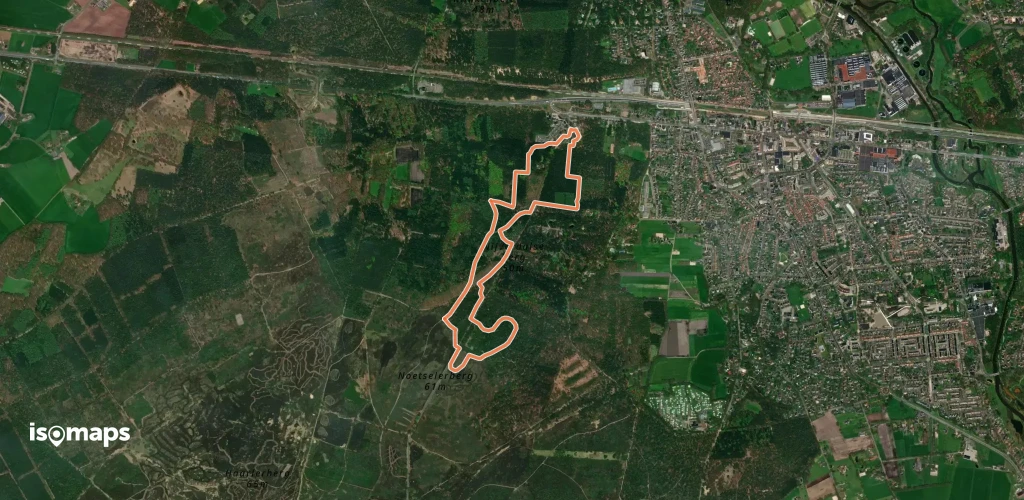 WNW Twente - Sallandse Heuvelrug - blauwe route