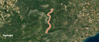 Camí de Colldejou a Pratdip