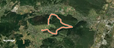 Markt Piesting Waldbad - Rotes Kreuz - Dreistetten - Marchgraben Rundwanderweg
