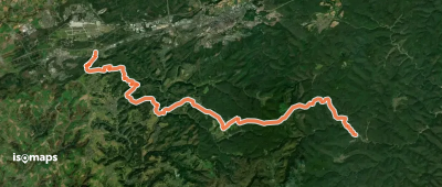 Pfälzerwald Gelb-Blauer Balken