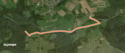 Truppenübungsplatz Wanderweg Nr. 8: Eingang Eichenfeld - Turm Hursch