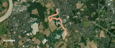 Neanderlandsteig Zuweg Bahnhof Langenfeld