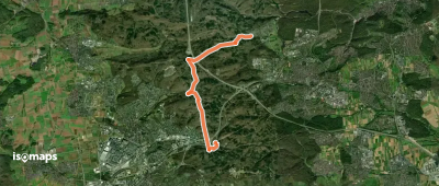 blauer Punkt, Böblingen Lange Schläge - Katzenbacher Hof - Büsnau