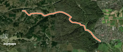 roter Punkt Musberg - Römer-/Panzerstraße