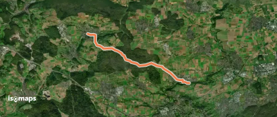 blaues MInus Höfingen Bahnhof - Weissach