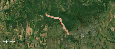 P■ (Hetvehely, vmh. – Sás-völgy – Petőczpuszta – Kővágószőlős – Cserkút – Cserkúti csárda, aut. mh.)