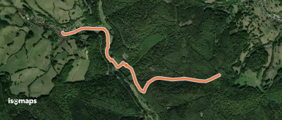 Gebietswanderweg Rotes Dreieck Spitze oben