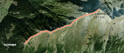 Wanderweg 532 Maresenspitze