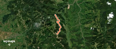 Lacu Roșu – Culmea lui Paleu – sub Poiana Albă (blue dot)