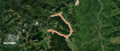 Valea Oii – Culmea lui Paleu – Lacu Roșu (red dot)
